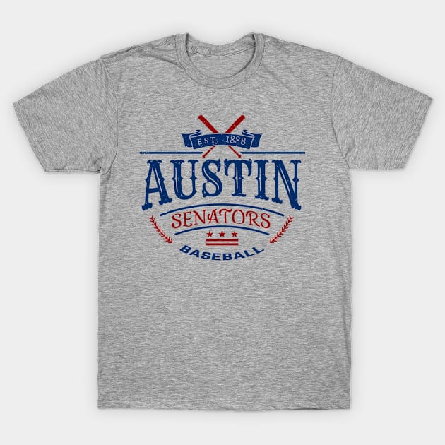 Austin Senators T-Shirt by YesterCool